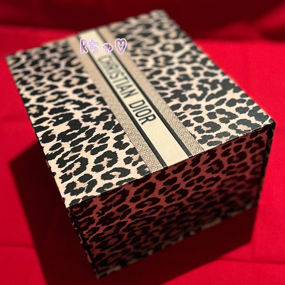 ディオール Dior メゾンクリスチャンディオール ミッツァコレクション限定 ラッピング ギフトボックス レオパード柄 BOX