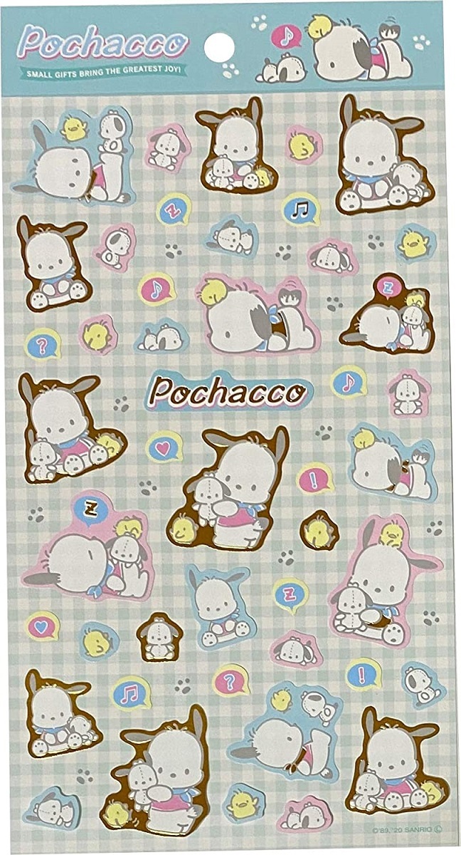 Sanrio Pochakko Seal Pet Sticker Friends Pochako