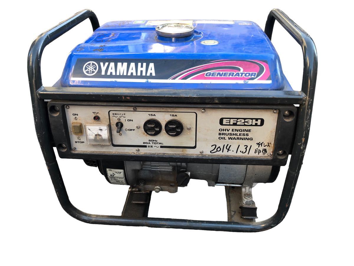 Yahoo!オークション - YAMAHA ヤマハ 発電機 EF23H ガソリンエンジン...