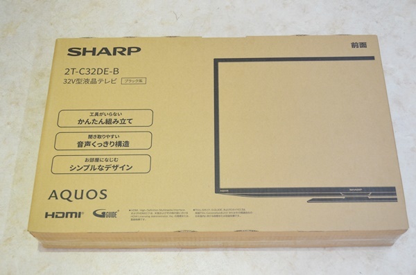 国産】 シャープ 2T-C32DE-B 液晶テレビ AQUOS 32V型 ブラック