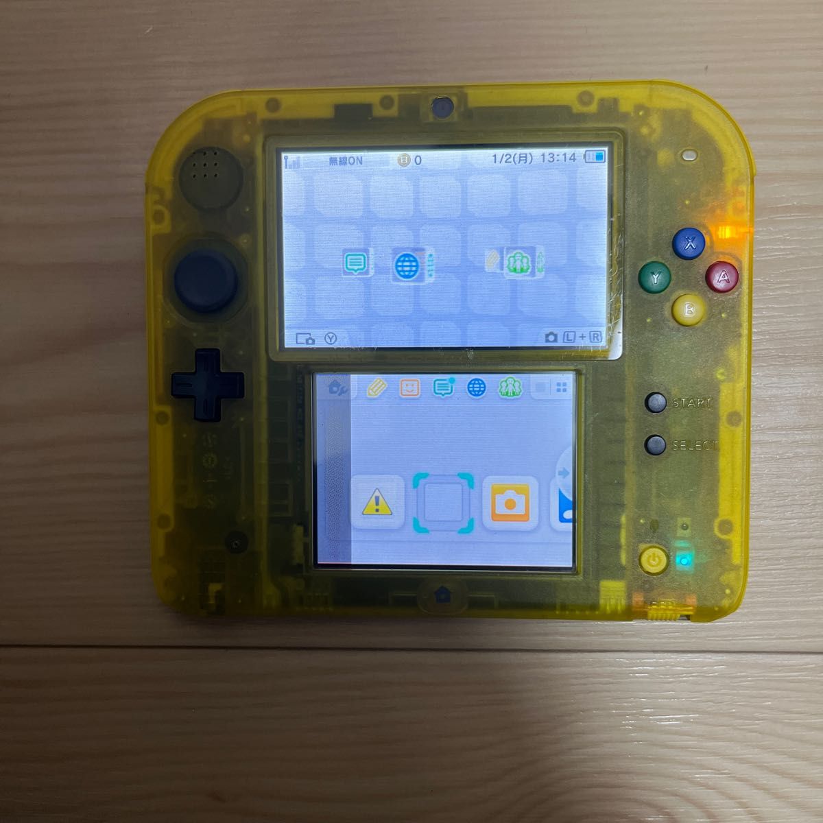 ニンテンドー2DS ポケットモンスターピカチュウ クリアイエロー