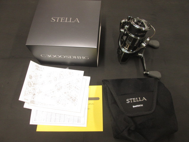 未使用 シマノ SHIMANO 22ステラC3000SDHHG ダブルハンドル STELLA