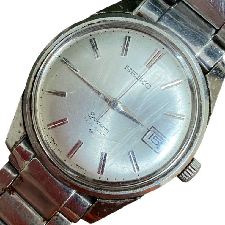 OUTLET 包装 即日発送 代引無料 【動作品】SEIKO sportsman 17石 6602