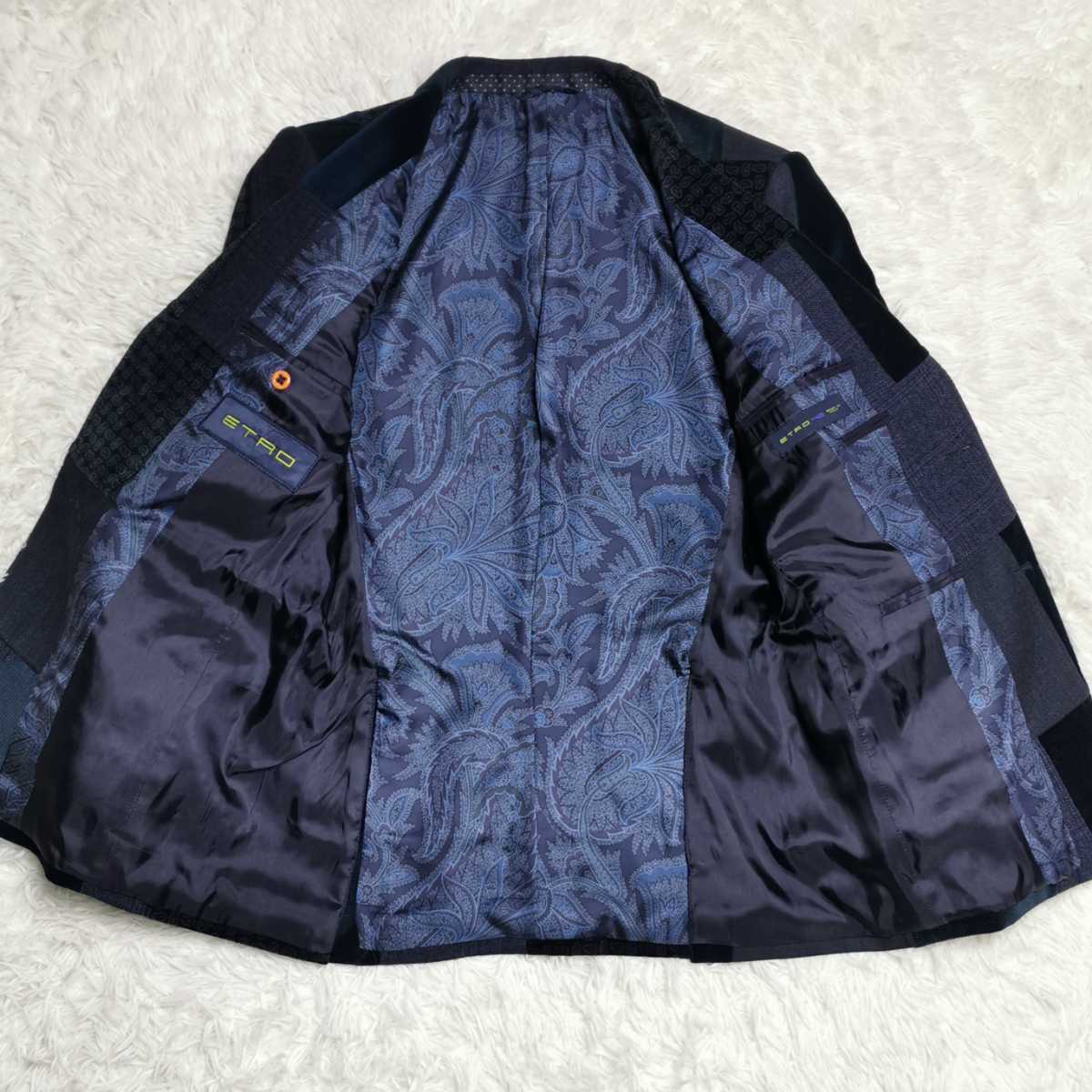 エトロ【世界最高峰!!】ETRO テーラードジャケット Lサイズ カシミヤ 