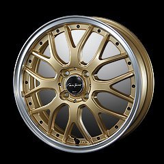 最安 EuroSport Type 815 17インチ 7.0J 42 4-100 セミグロスゴールド