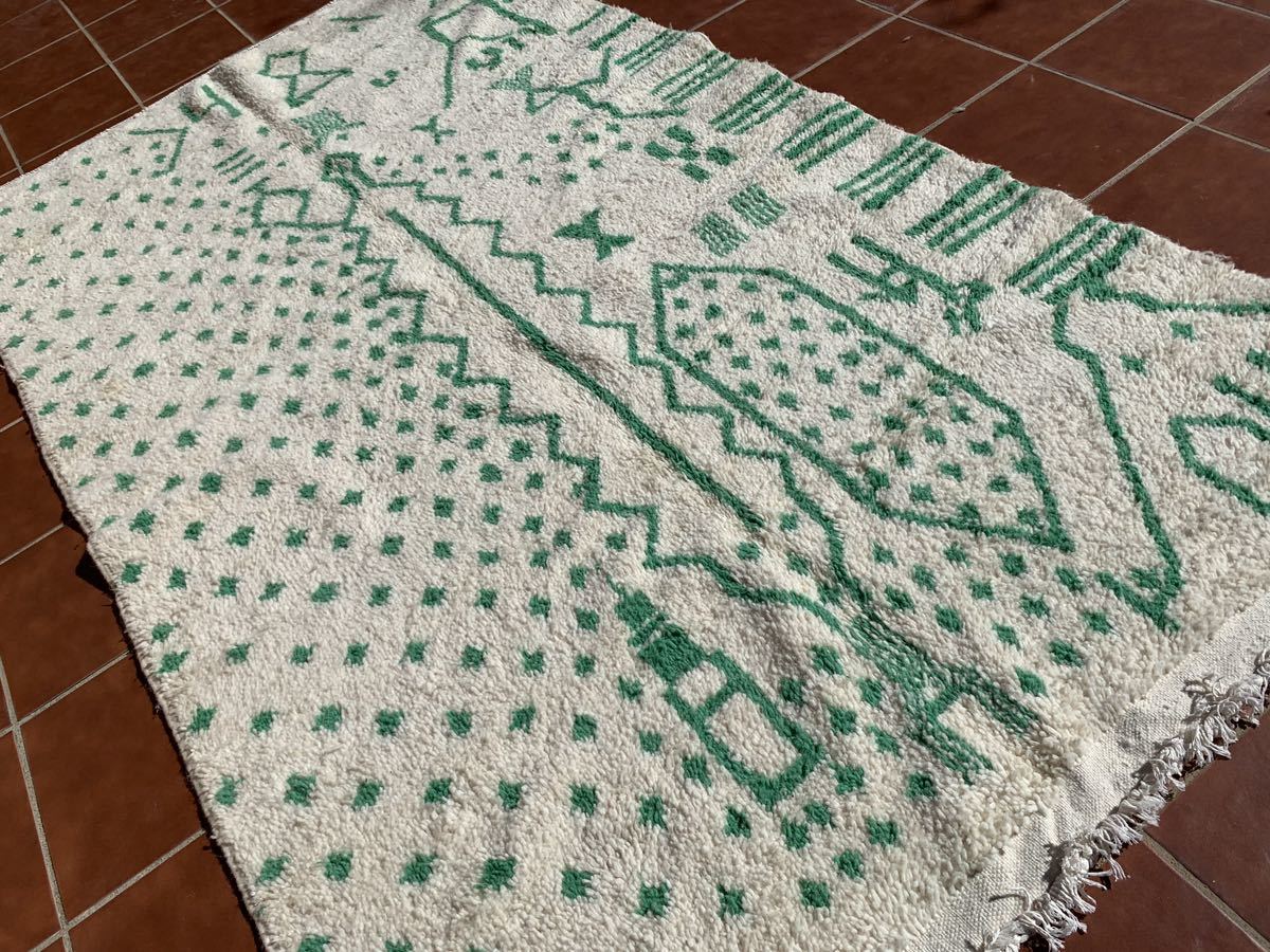 モロッコ ラグ カーペット　絨毯　アジラル ベニワレン11