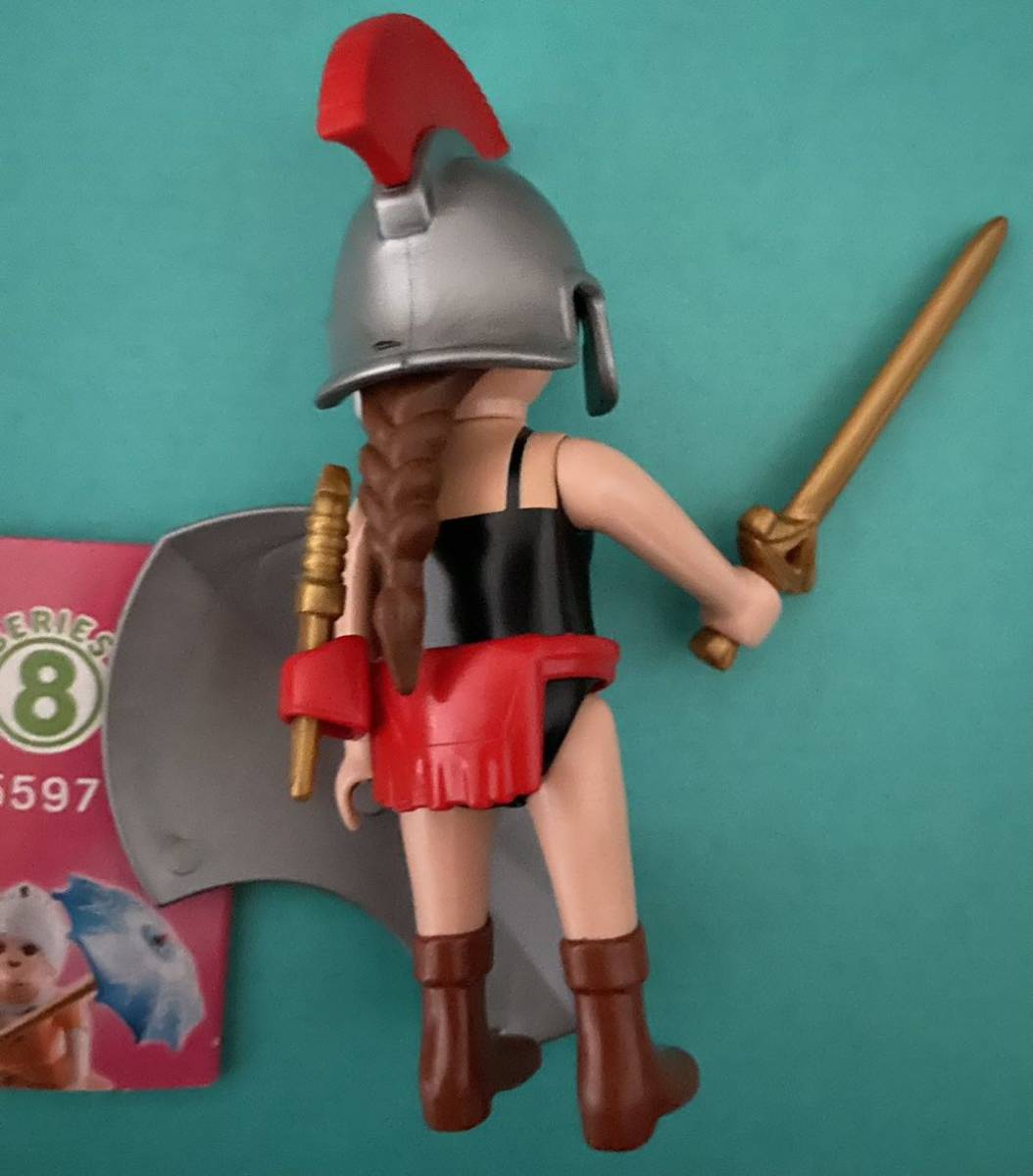 プレイモービル figures シリーズ8 古代ローマの女性グラディエーター playmobil yoru の画像2