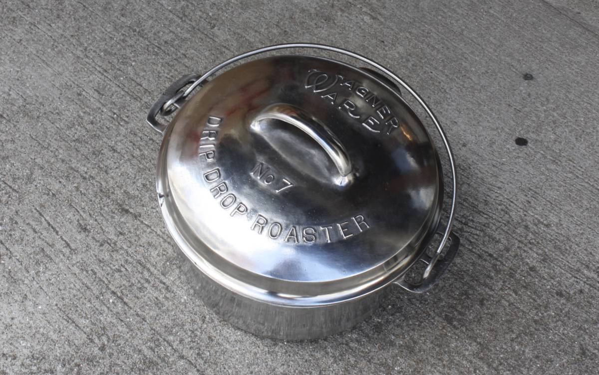 希少!極上!Wagner Ware Drip Drop Roaster #7ワグナーウェア アルミ
