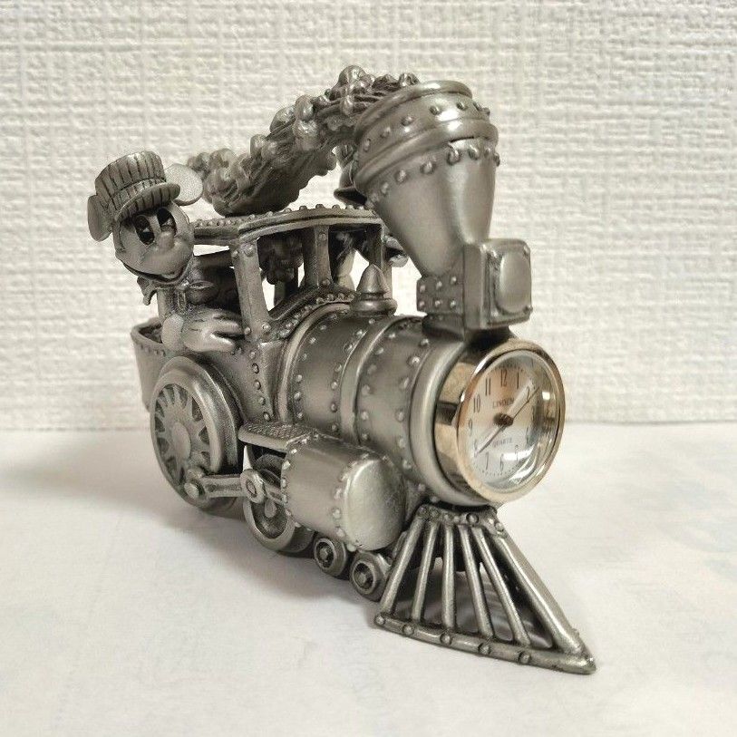 格安即決 【超レア】ディズニー置時計 限定品 ミッキー&ドナルド 機関