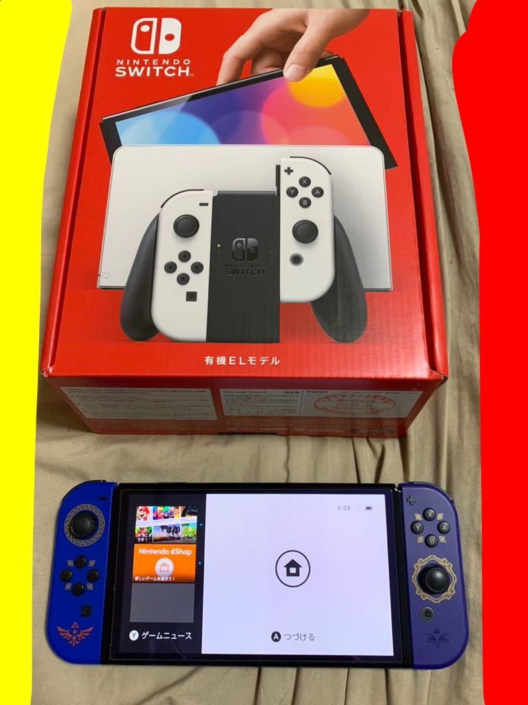 Nintendo Switch 有機EL OLED ホワイト ニンテンドースイッチ 本体 任天堂 ゼルダ ジョイコン Joy-Con Nintendo Switch 有機EL OLED ホワイト ニンテンドースイッチ 本体 任天堂 ゼルダ ジョイコン Joy-Con