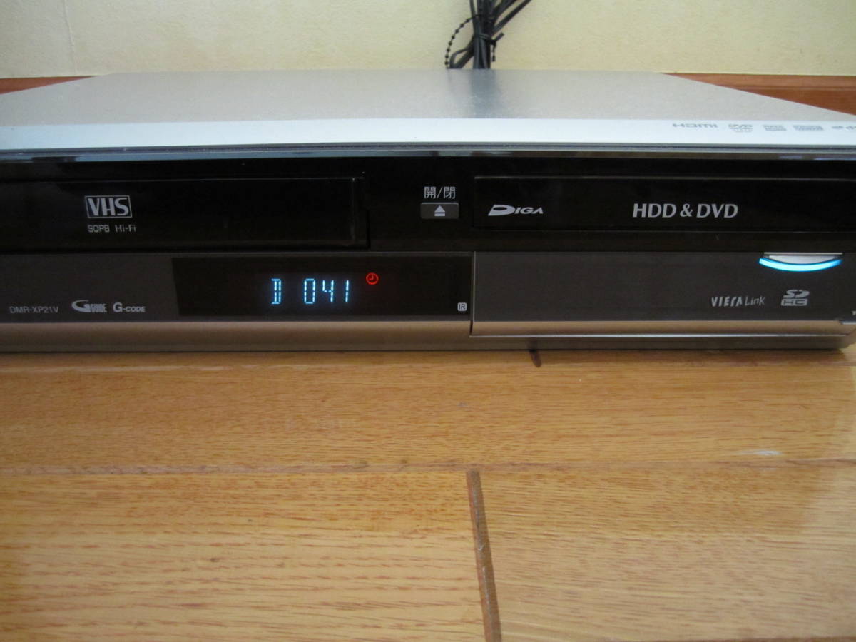 ◎ Panasonic パナソニック HDD搭載VHS一体型ハイビジョンDVDレコーダー DMR-XP21V ◎の画像5