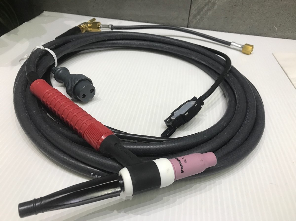 B-f229[ unused goods ]Panasonic TIG torch YT-15TS2 air cooling type 150A-4M TIG welding torch RED Panasonic TIG welding for torch original 