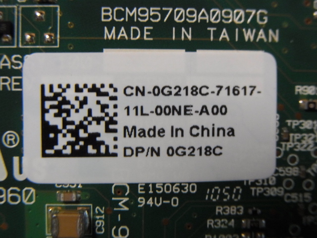 ■Broadcom 5709 / NetxtremeⅡ Gigabit Dual Port PCI-e/DELL G218C (HB181)_画像4