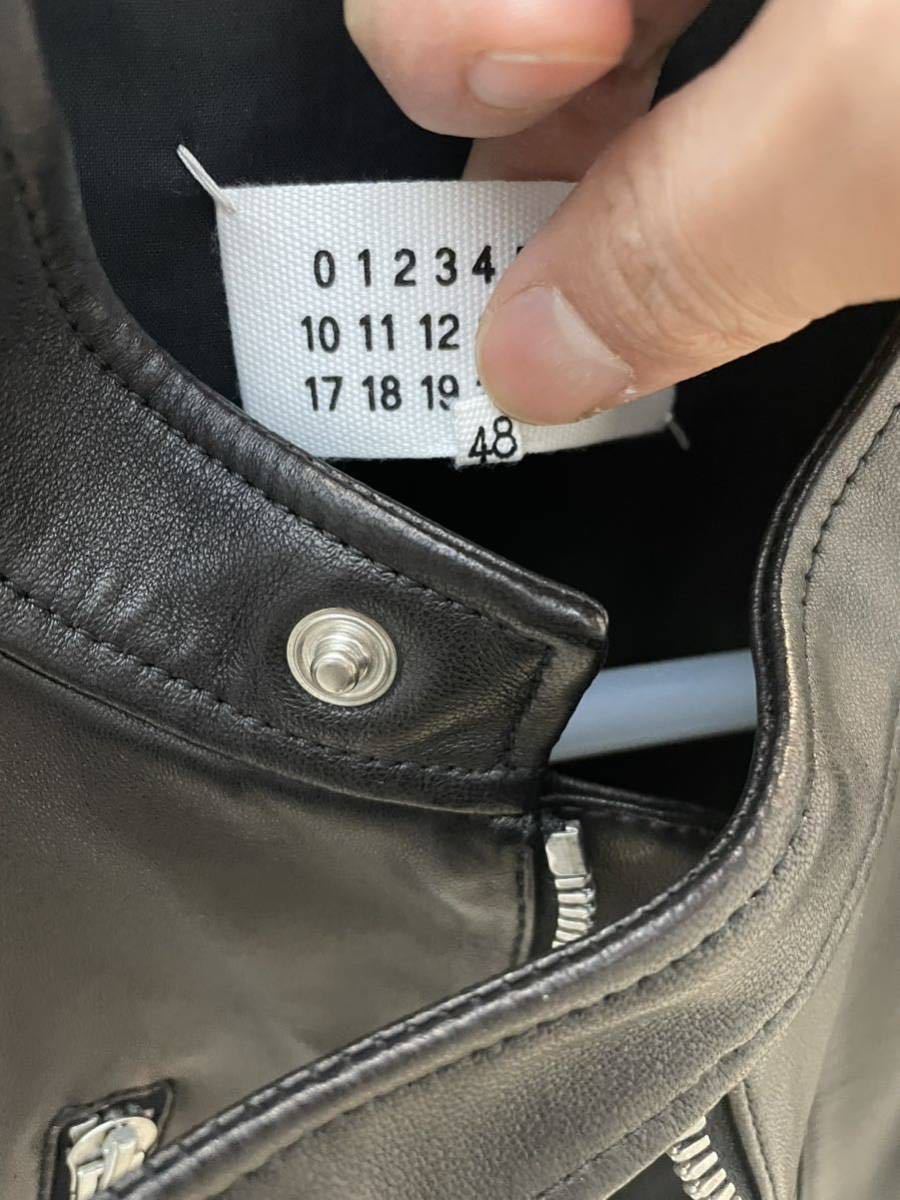 履き心地◎ Maison Margiela 美品 メゾンマルジェラ ライダース48