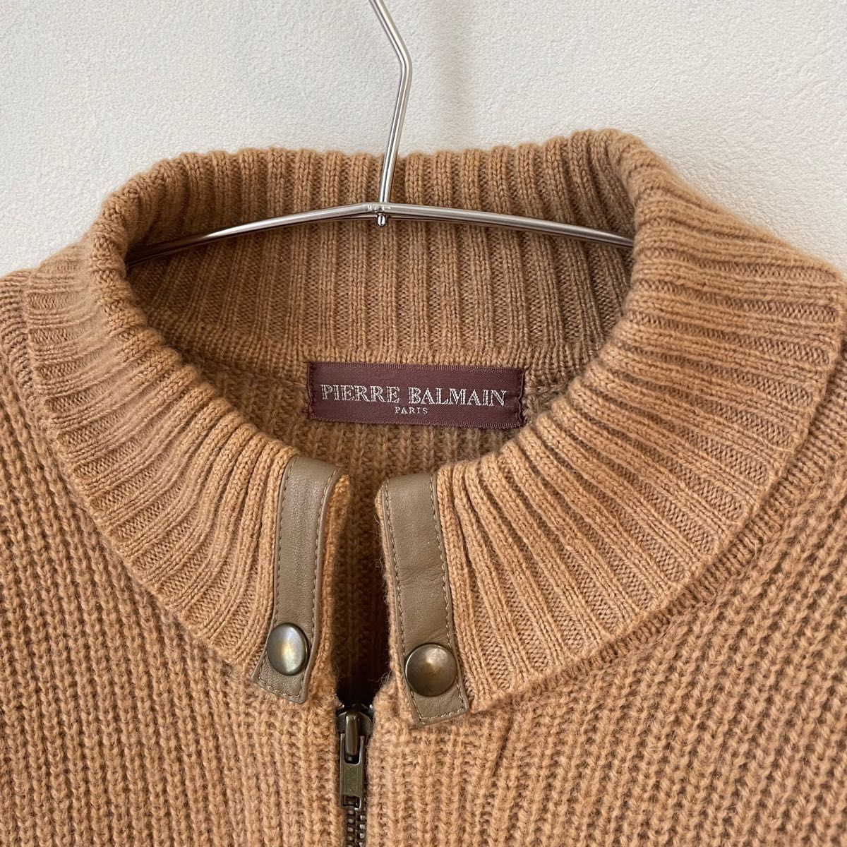 PIERRE BALMAINバルマン ビンテージジップアップニット 美品|PayPayフリマ