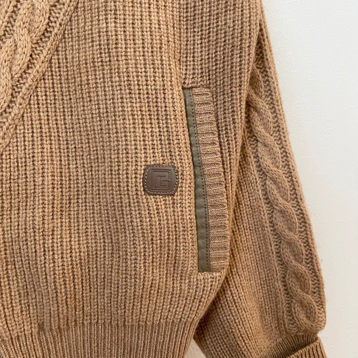 PIERRE BALMAINバルマン ビンテージジップアップニット 美品|PayPayフリマ