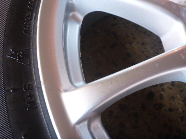 E1260 WORK ESPERIO 17インチ 7J +45 100/4H &195/60R17 未使用 スタッドレス 4本 ロッキー ライズ 等_画像8