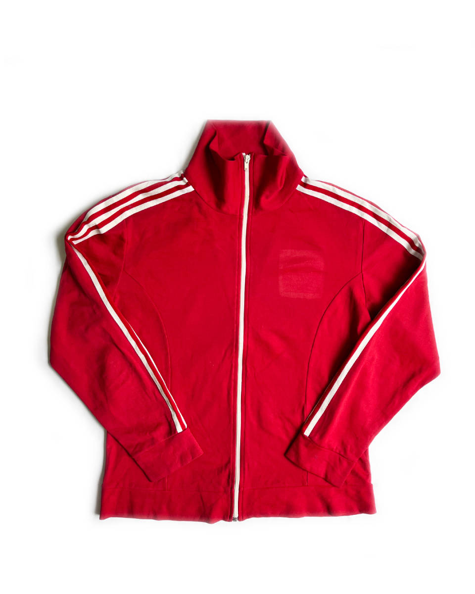 ■ 70's 80’s adidas バック プリントトラック ジャケット ■ アディダス オリジナルス フランス USA 80s 90's 90s Y2K ビンテージ　ATP_画像1