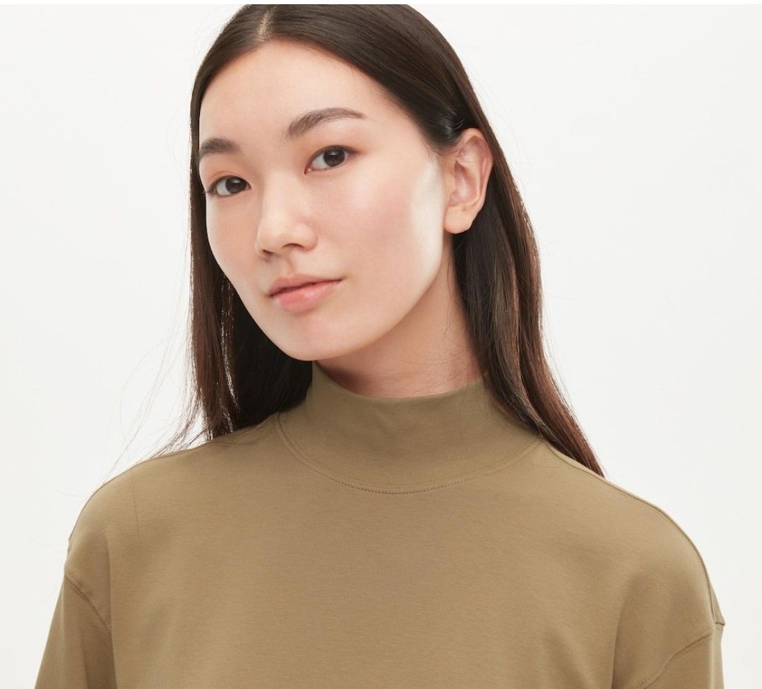 新品】タグ付き UNIQLO U ヒートテックコットンタートルネックT XL