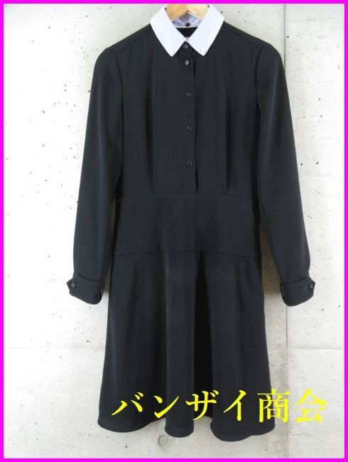 5280c46◇襟取り外し可能◇Coach コーチ 長袖ワンピース 2/スカート