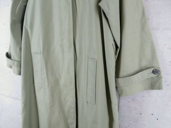 1280c232◆90sヴィンテージ◆イギリス製◆Aquascutum アクアスキュータム ステンカラーコート/英国製/ジャケット/レディース/女性/婦人_画像4