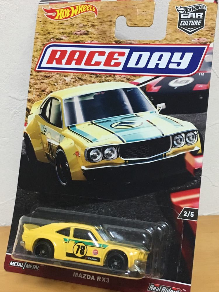 クリスマスファッション ホットウィール マツダ RX-3 RACE DAY