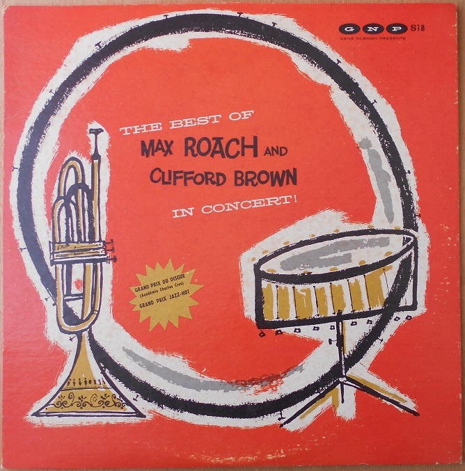 ■中古品■Max Roach マックス・ローチ and Clifford Brown クリフォード・ブラウン/in concert!(USED LP)_画像1
