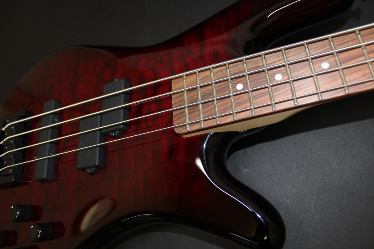 写真の現品販売！Spector / Legend 4 Classic Figured Maple Top Black Cherry_画像4