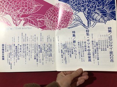 mVV garden life 1982 year 6 month number special collection :. raw hydrangea. change flower Satsuki * popular middle goods bonsai flower .... comfort magazine /I62