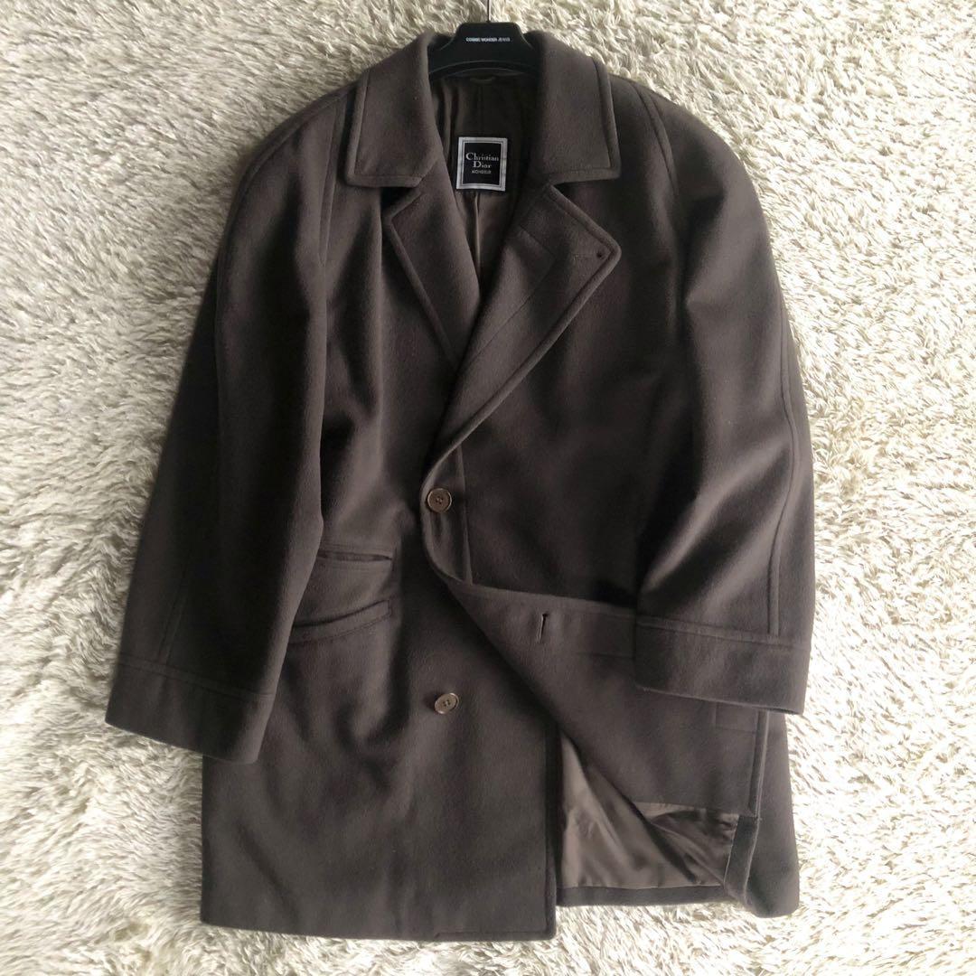 ポケットカ ディオール カシミア混 ウール バルマカーンコート IjxOa