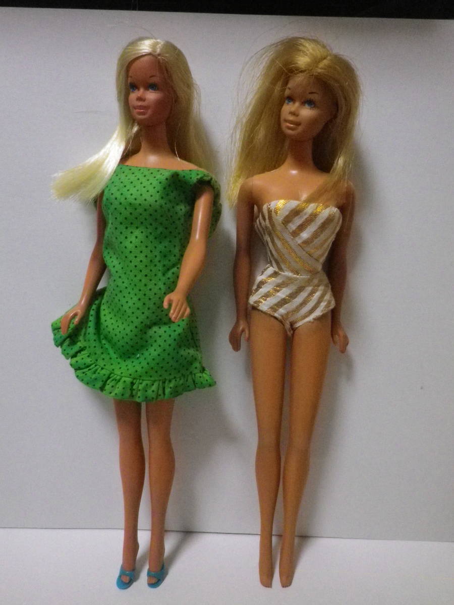 マテル社 MATTEL バービー人形 Barbie 着せ替え人形 2体セット USED MADE IN JAPANの画像2