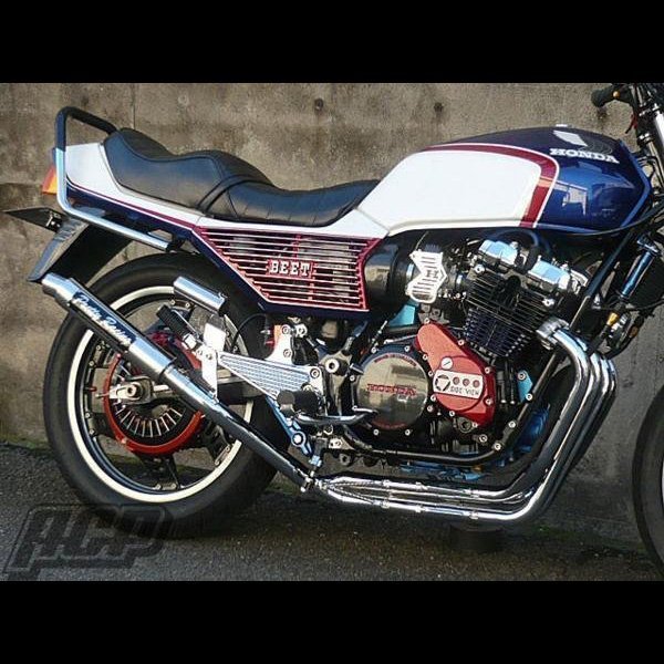 プリティーレーシング 極 ステンレス CBXマフラー 42.7π www.gastech