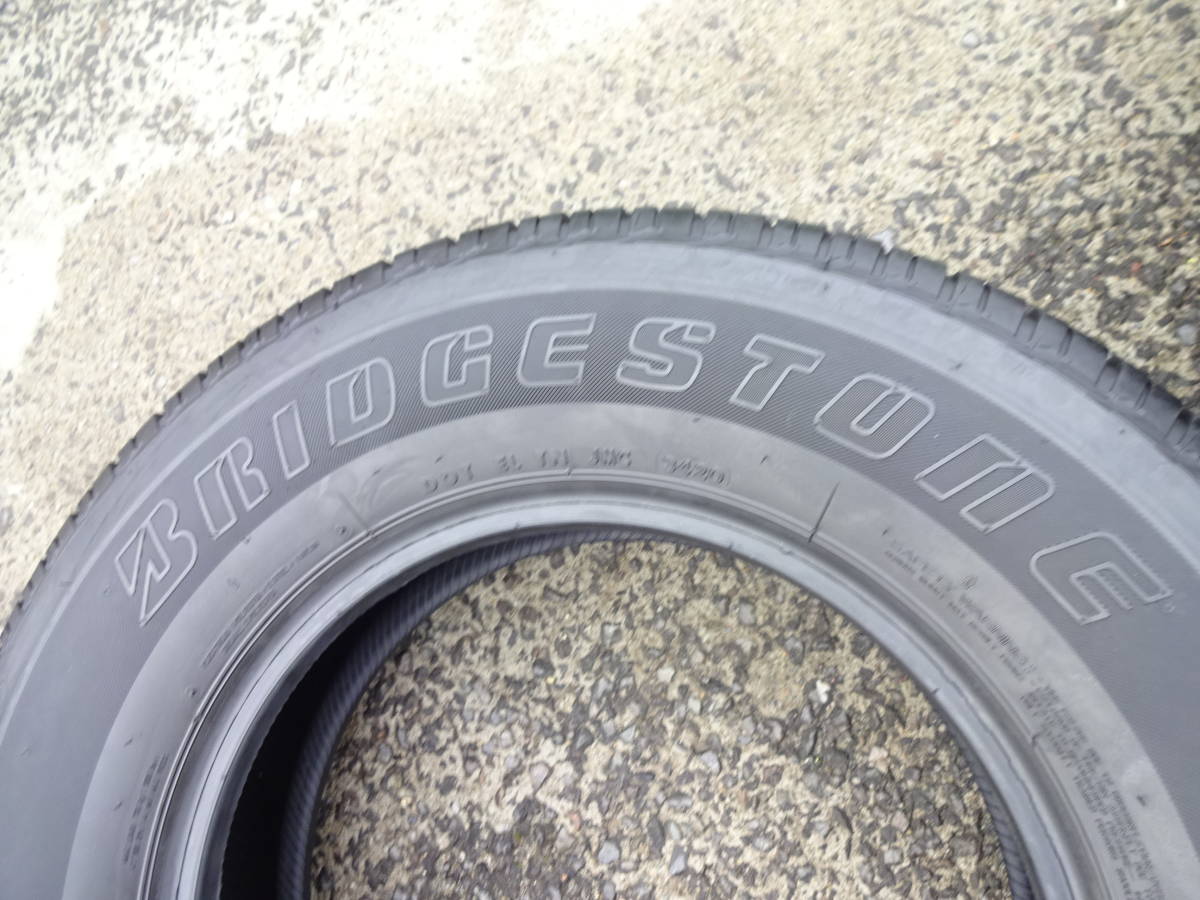 新車外し BRIDGESTONE ブリヂストン DULELER デューラー H/T 684Ⅱ 195/80R15 96S 4本セット ジムニーシエラ 取外し _画像4