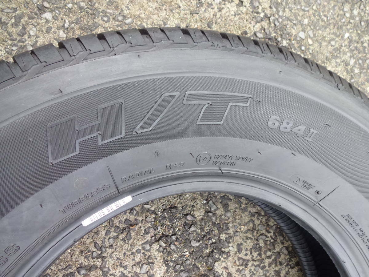 新車外し BRIDGESTONE ブリヂストン DULELER デューラー H/T 684Ⅱ 195/80R15 96S 4本セット ジムニーシエラ 取外し _画像5