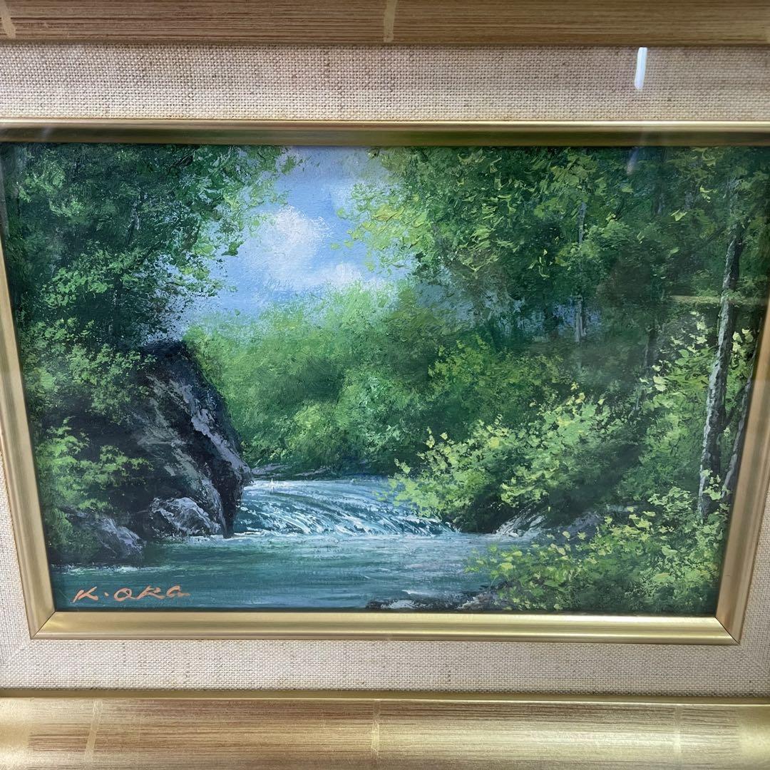 岡恵一【奥入瀬】油彩画 油絵 SM号 風景画|Yahoo!フリマ(旧 岡恵一【奥入瀬】油彩画 油絵 SM号 風景画|Yahoo!フリマ(旧