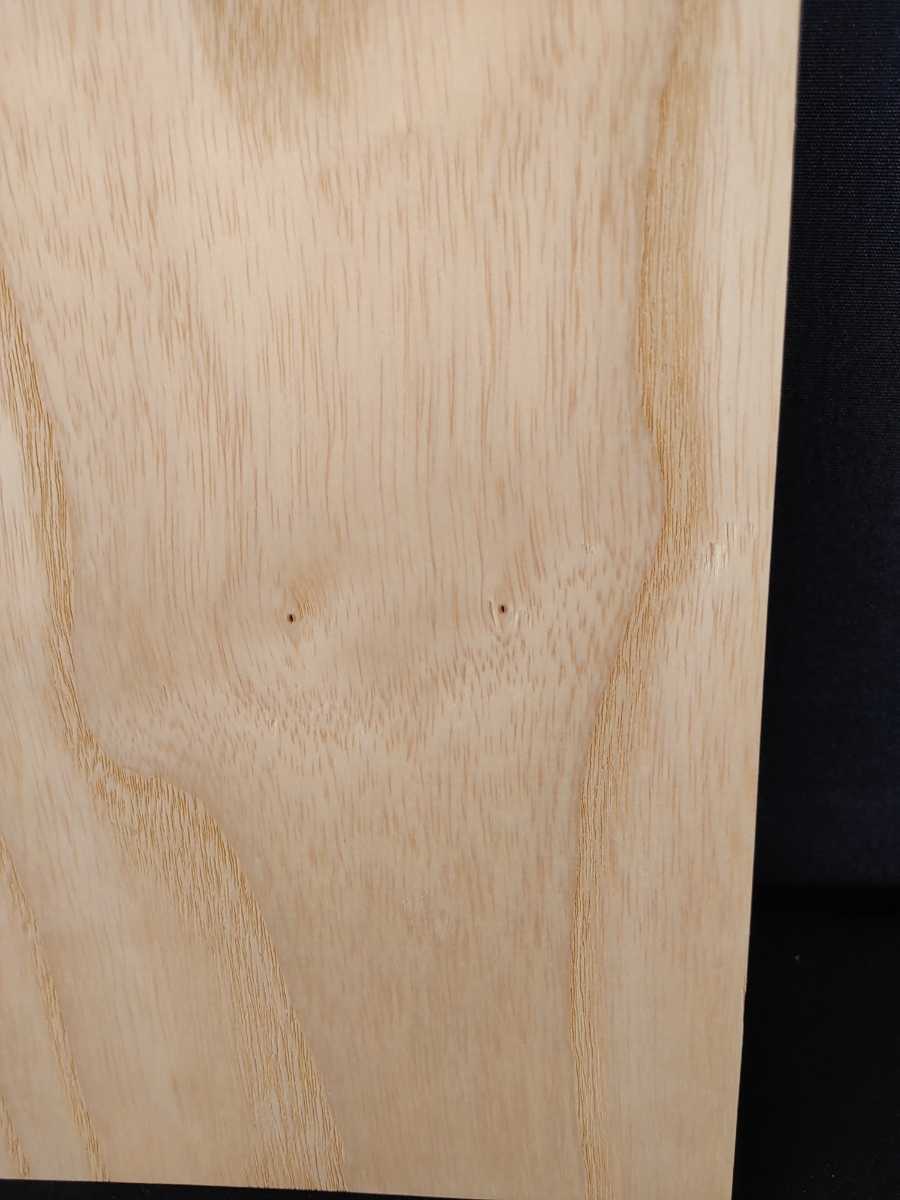 【薄板2.5mm】【虫穴有】ホワイトアッシュ(83)　木材_画像3