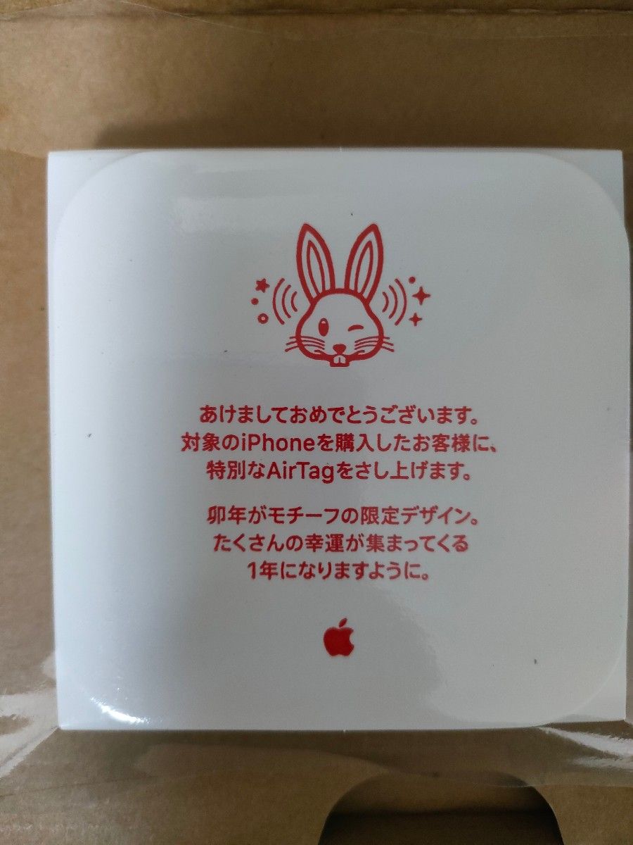 新品未開封 Apple Air Tag 兎 うさぎ エアタグ 限定 4個セット 激安超