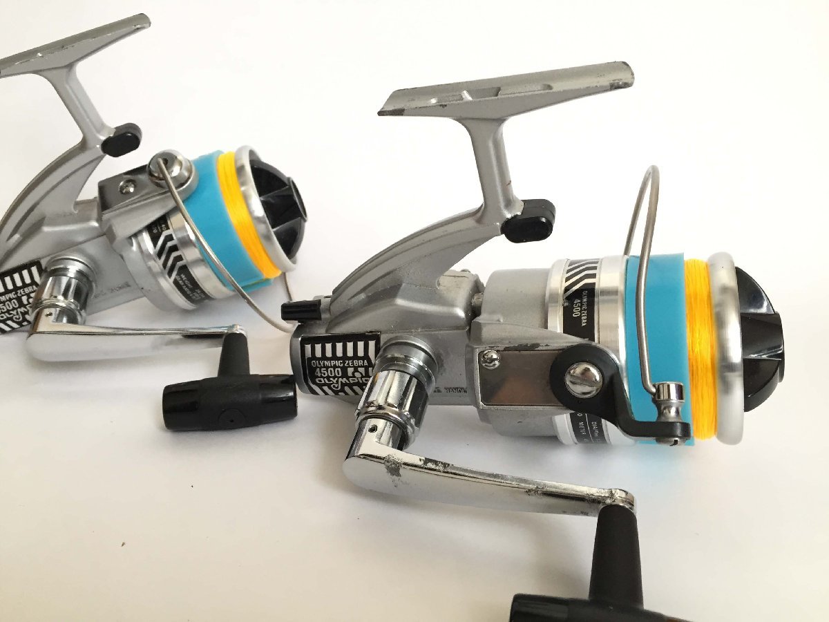 □ OLYMPIC ZEBRA 4500 オリムピック ゼブラ スピニング リール 2個