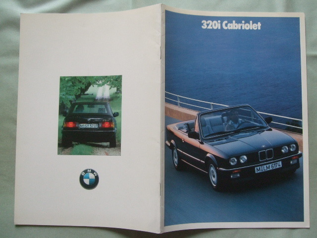 1989年 BMW 320iカブリオレ 日本語カタログの画像1