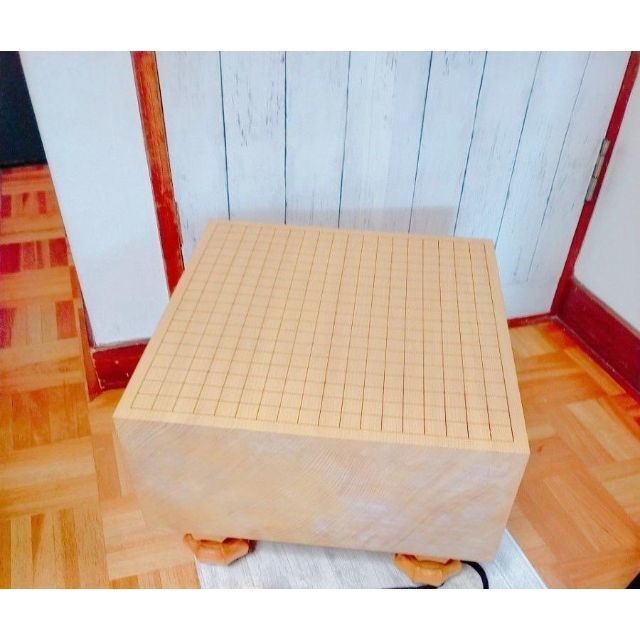 囲碁盤 高級感 6寸 猫脚 重量感 へそあり-