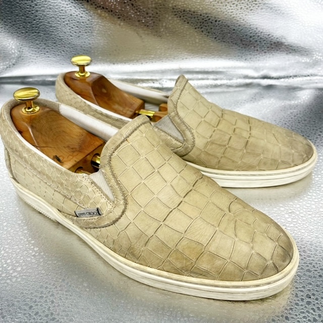 ☆JIMMY CHOO ジミーチュウ☆ローファー/41 1/2 26.0/メンズシューズ
