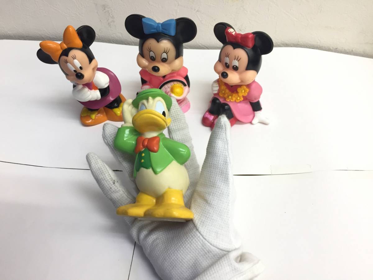 [ディズニー] レトロ「貯金箱」4個セット 東京 三菱銀行 Disney ドナルド ミニー アンティーク調 ビンテージ調 年代物 フィギュア 置物_画像10