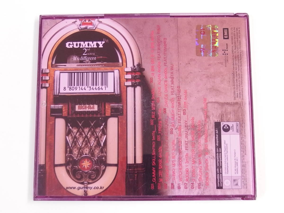 CD / GUMMY / 2nd ALBUM It's different / 『M14』 / 中古_画像2