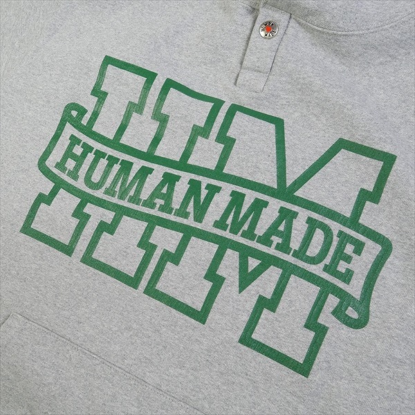 HUMAN MADE ヒューマンメイド 22AW SNAP HOODIE パーカー 灰 Size