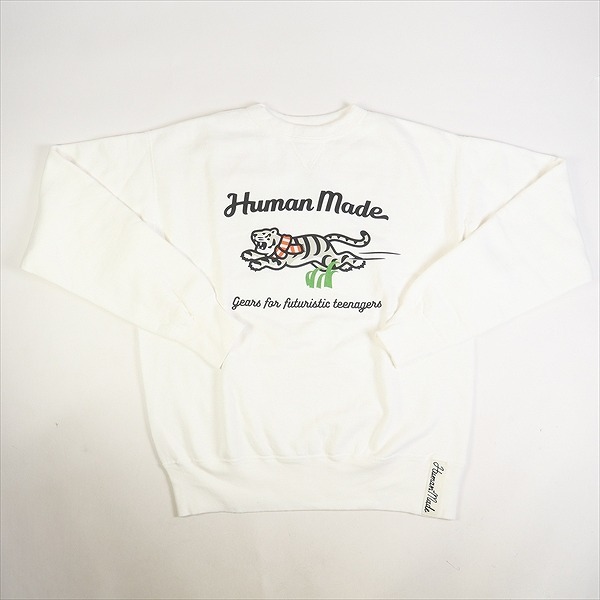 HUMAN MADE ヒューマンメイド 22AW WHITE TIGER TSURIAMI SWEATSHIRT