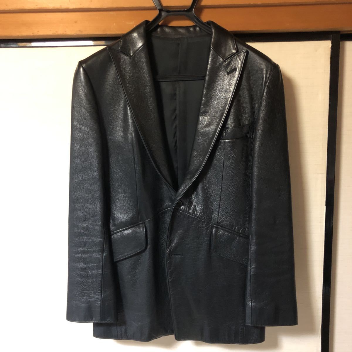 沸騰ブラドン アバハウス5351プルーオム 高級牛革レザーテーラージャケット サイズ1 艶あり ブラック 保管状態 良好 Sサイズ 沸騰ブラドン アバハウス5351プルーオム 高級牛革レザーテーラージャケット サイズ1 艶あり ブラック 保管状態 良好 Sサイズ