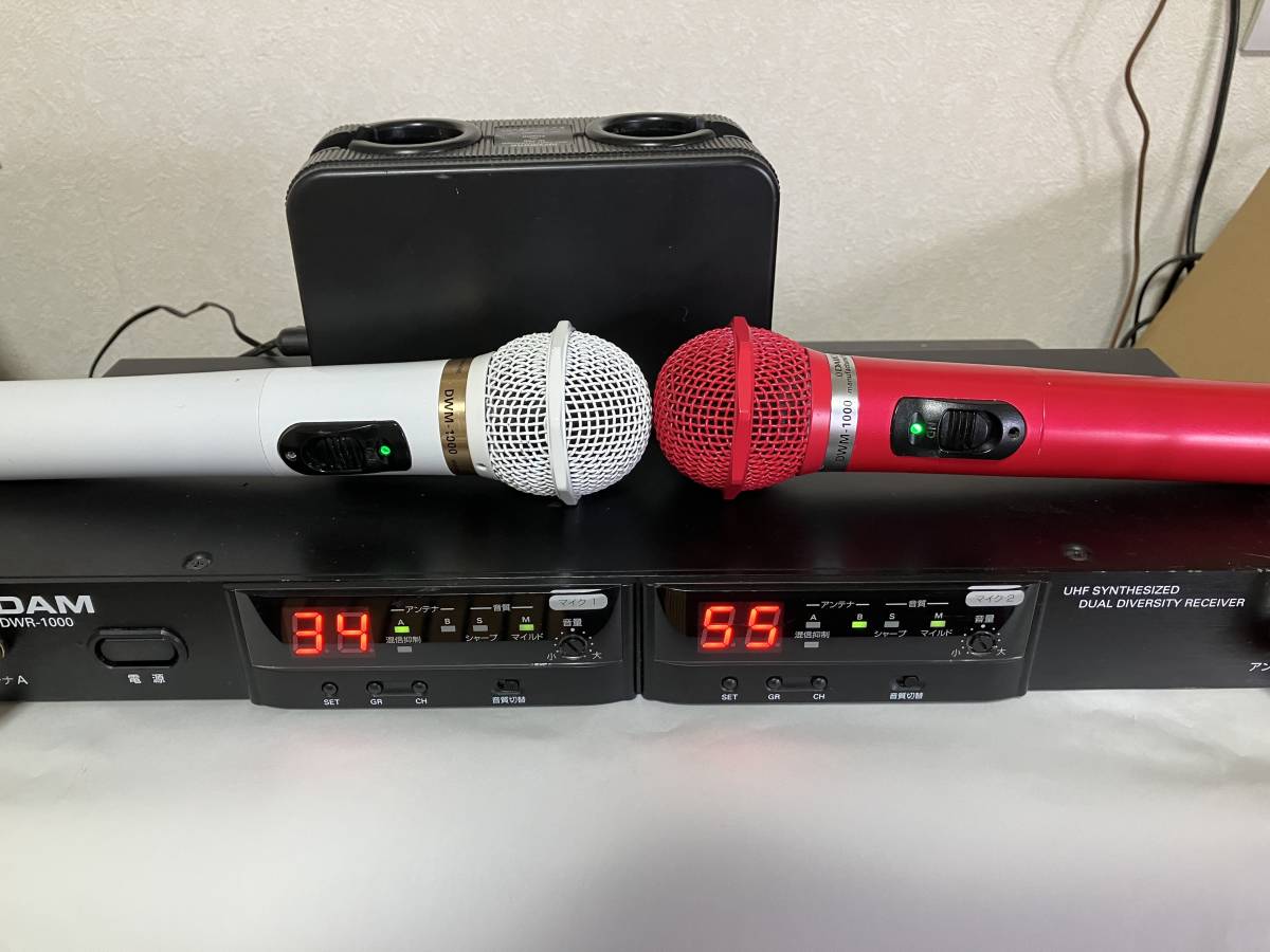 第一興商 DWRー1000 DWMー1000マイクset オーディオ機器 第一興商 DWRー1000 DWMー1000マイクset オーディオ機器