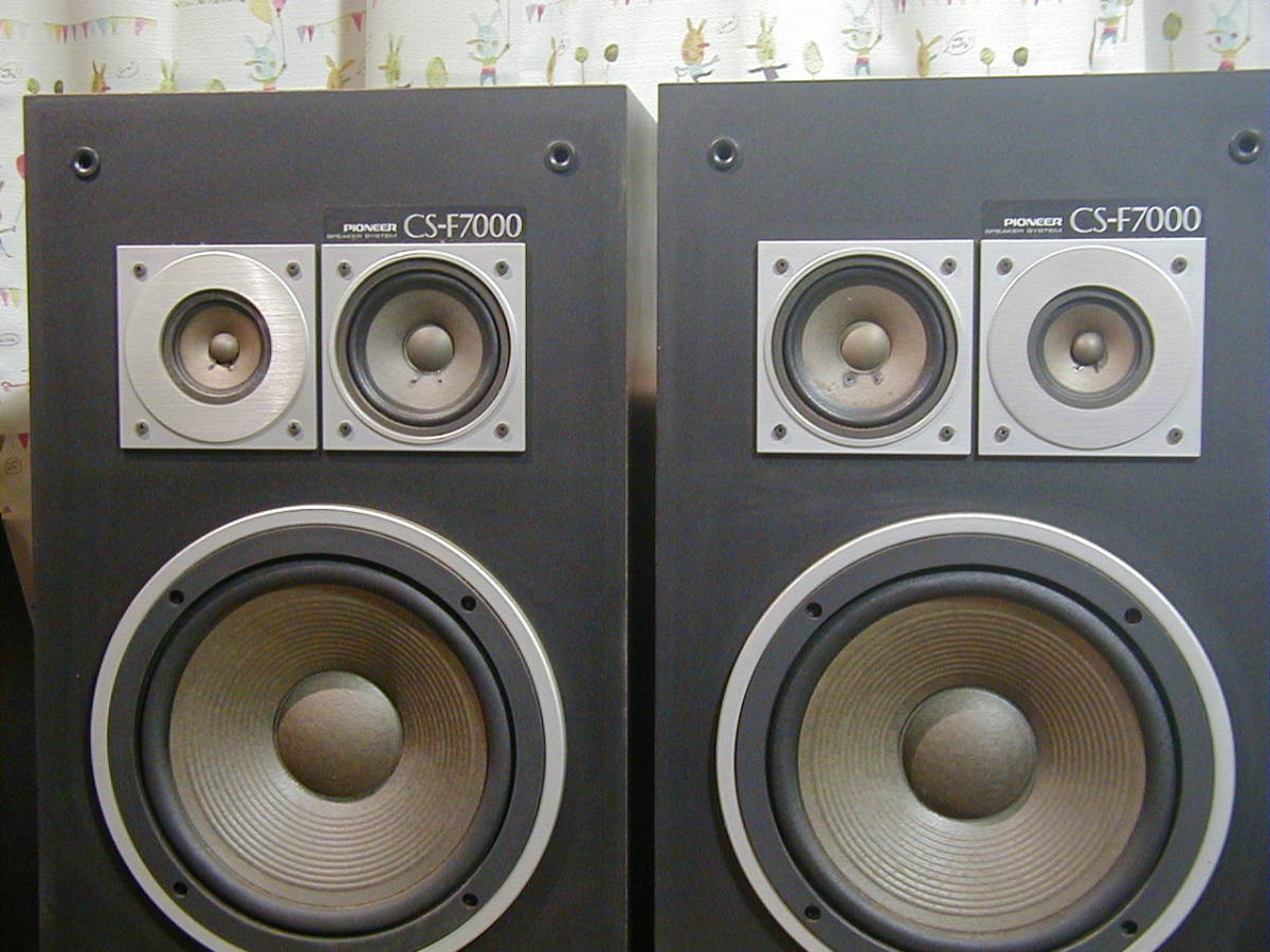 **PIONEER Pioneer speaker CS-F7000 2 ps operation excellent.. **