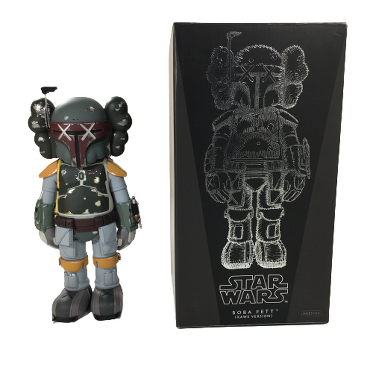 【中古】KAWS STAR WARS Boba Fett ボバフェット コンパニオン COMPANION MEDICOM TOY メディコムトイ