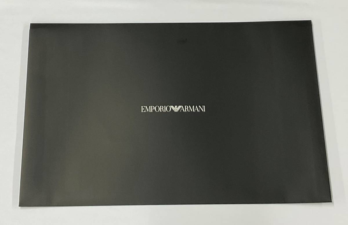 エンポリオ アルマーニ マフラー 03 ブラック 専用ケース付き 新品 